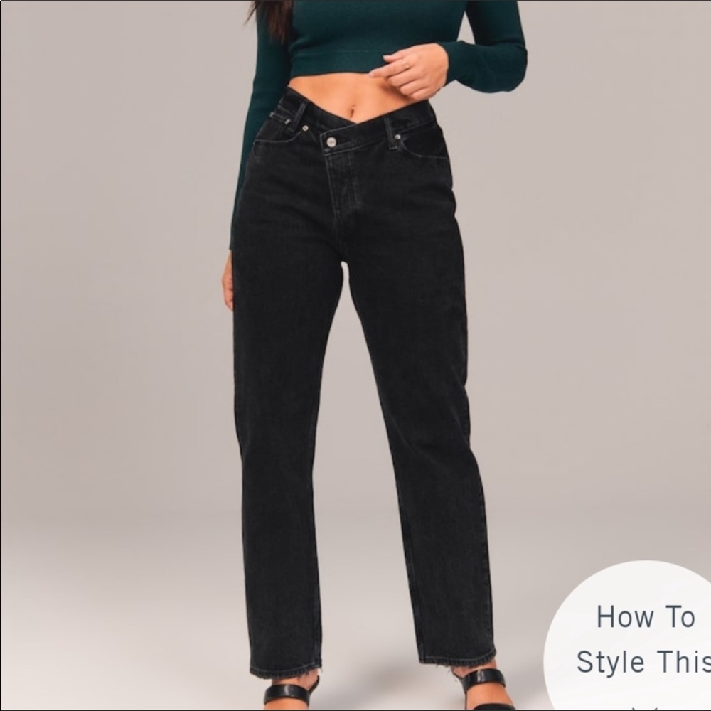 High rise dad jeans Abercrombie & Fitch